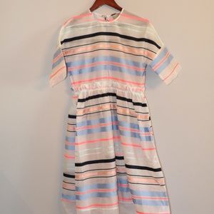 ASOS Sheer Striped Dress